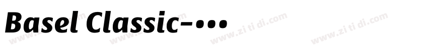 Basel Classic字体转换